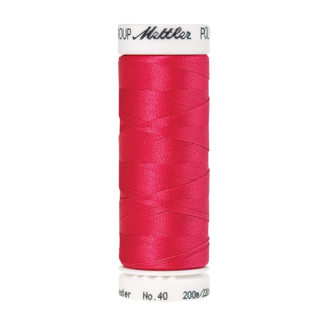 Amann Mettler Poly Sheen Tropical Pink glänzt durch den trilobalen Fadenquerschnitt besonders schön. Zum Sticken, Quilten, Nähen. 200m Spule