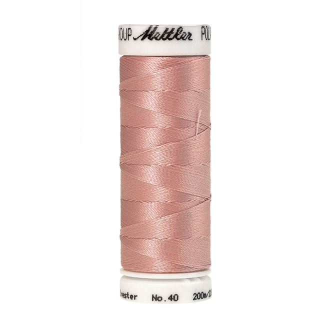 Amann Mettler Poly Sheen Flesh glänzt durch den trilobalen Fadenquerschnitt besonders schön. Zum Sticken, Quilten, Nähen. 200m Spule