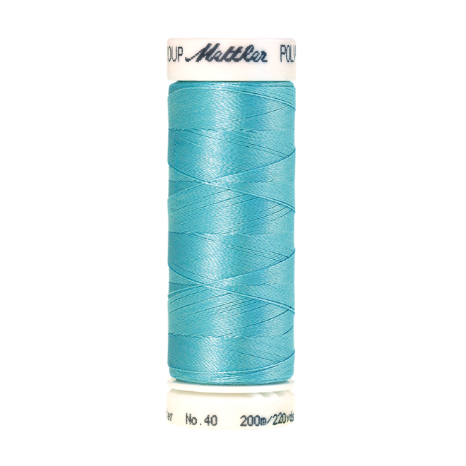 Amann Mettler Poly Sheen Island Waters glänzt durch den trilobalen Fadenquerschnitt besonders schön. Zum Sticken, Quilten, Nähen. 200m Spule