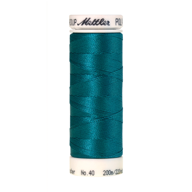 Amann Mettler Poly Sheen Caribbean   glänzt durch den trilobalen Fadenquerschnitt besonders schön. Zum Sticken, Quilten, Nähen. 200m Spule