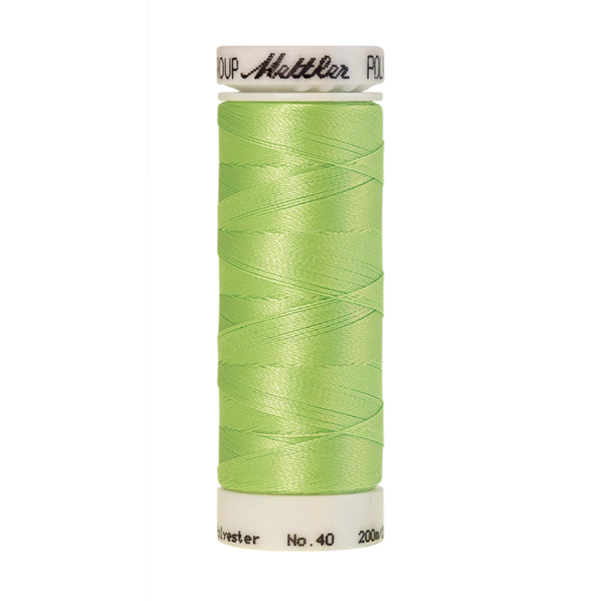 Amann Mettler Poly Sheen Birch Leaf glänzt durch den trilobalen Fadenquerschnitt besonders schön. Zum Sticken, Quilten, Nähen. 200m Spule