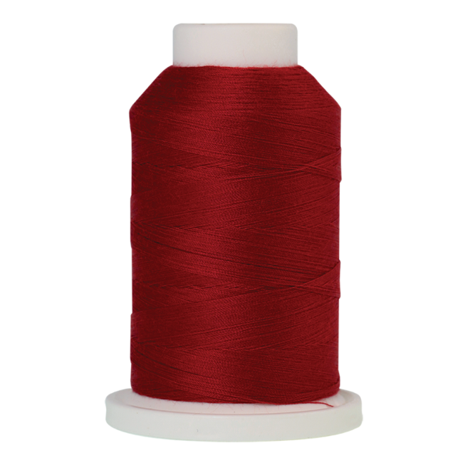Amann Mettler Seracor in der Farbe Country Red auf der 1000m Kone. Seracor ist der Allesnäher unter den Overlock-Garnen!