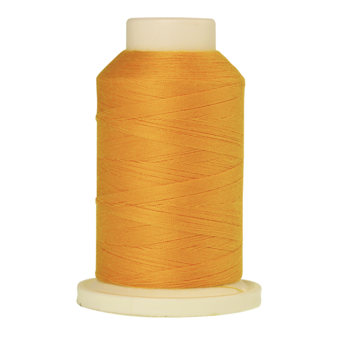 Amann Mettler Seracor in der Farbe Papaya auf der 1000m Kone. Seracor ist der Allesnäher unter den Overlock-Garnen!