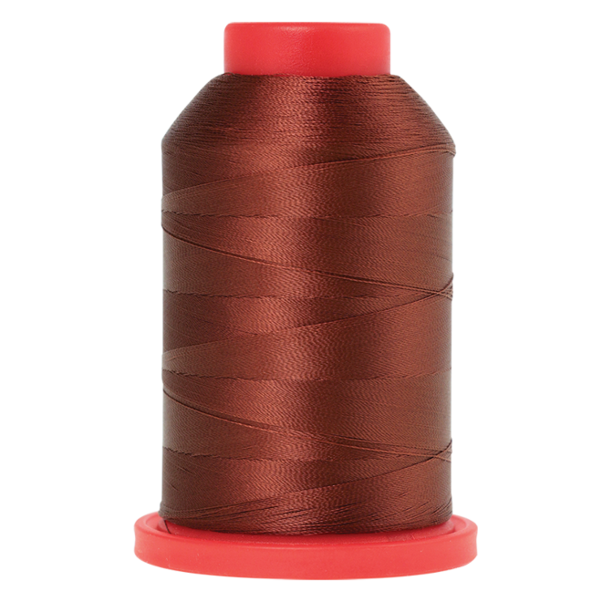 Amann Mettler Seralene in der Farbe Coffee Bean auf der 2000m Kone. Seralene ist hervorragend geeignet für feine Nähte auf leichten Stoffen!