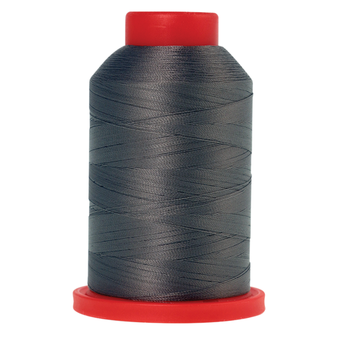 Amann Mettler Seralene in der Farbe Old Tin  auf der 2000m Kone. Seralene ist hervorragend geeignet für feine Nähte auf leichten Stoffen!