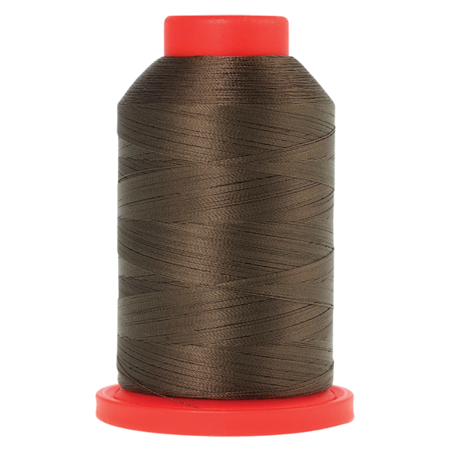 Amann Mettler Seralene in der Farbe Olive auf der 2000m Kone. Seralene ist hervorragend geeignet für feine Nähte auf leichten Stoffen!