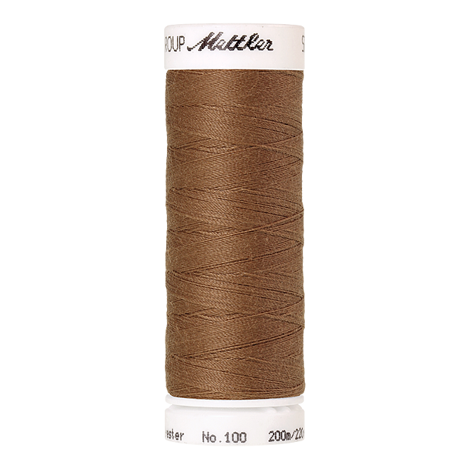 Amann Mettler Seralon 100, 200m - Dark Tan - Allesnäher