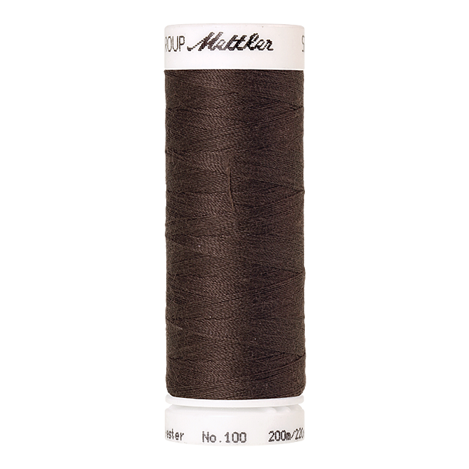 Amann Mettler Seralon 100, 200m - Earthy Brown Coal - Allesnäher
