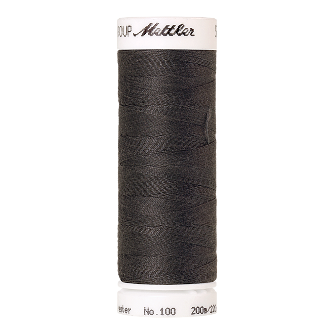 Amann Mettler Seralon 100, 200m - Dark Charcoal - Allesnäher