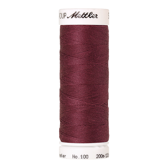 Amann Mettler Seralon 100, 200m - Burgundy - Allesnäher