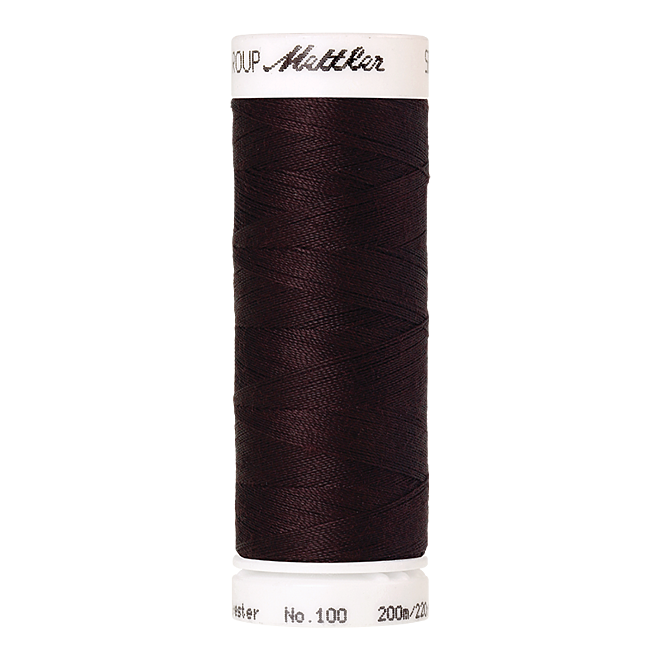 Amann Mettler Seralon 100, 200m - Mahogany - Allesnäher