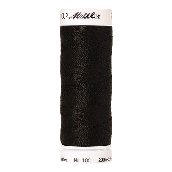 Amann Mettler Seralon 100, 200m - Ebony - Allesnäher