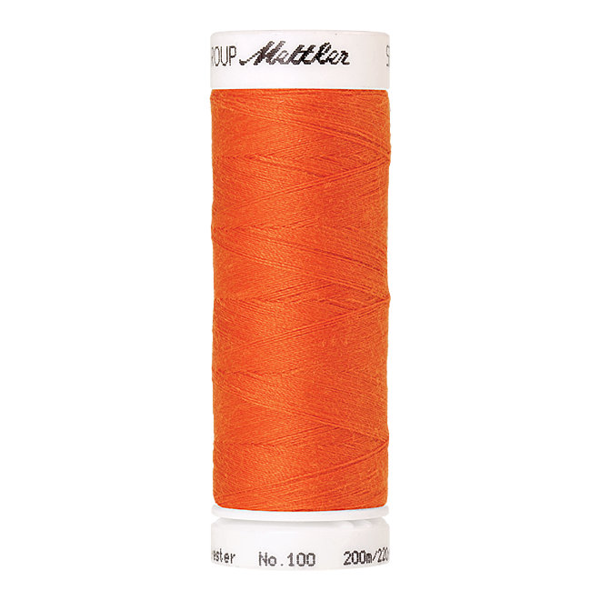 Amann Mettler Seralon 100, 200m - Tangerine - Allesnäher