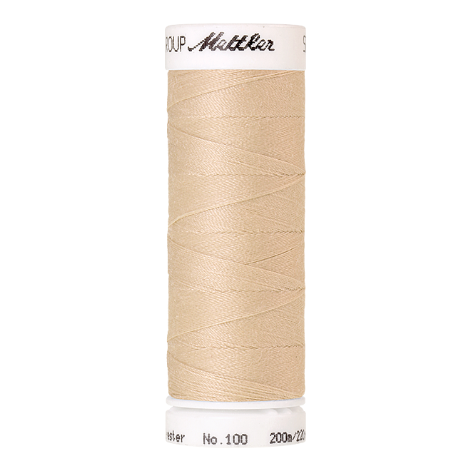 Amann Mettler Seralon 100, 200m - White Mushroom - Allesnäher