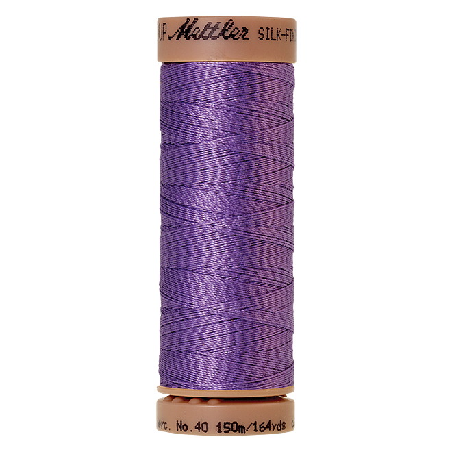 Silk-Finish Cotton 40, 150m - English Lavender: Reines Baumwollgarn aus 100% langstapliger, ägyptischer Baumwollte von Amann Mettler