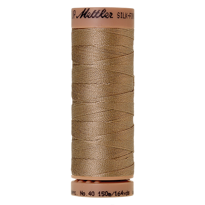Silk-Finish Cotton 40, 150m - Caramel Cream: Reines Baumwollgarn aus 100% langstapliger, ägyptischer Baumwollte von Amann Mettler