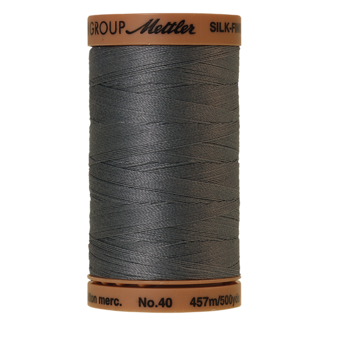 Silk-Finish Cotton 40, 457m - Flint Stone: Reines Baumwollgarn aus 100% langstapliger, ägyptischer Baumwollte von Amann Mettler