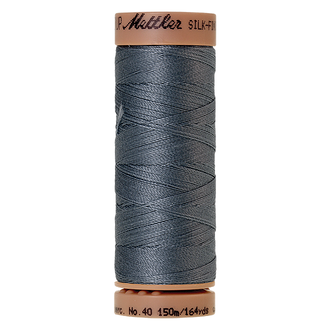Silk-Finish Cotton 40, 150m - Flint Stone: Reines Baumwollgarn aus 100% langstapliger, ägyptischer Baumwollte von Amann Mettler