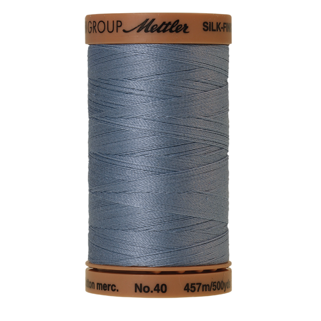 Silk-Finish Cotton 40, 457m - Summer Sky: Reines Baumwollgarn aus 100% langstapliger, ägyptischer Baumwollte von Amann Mettler