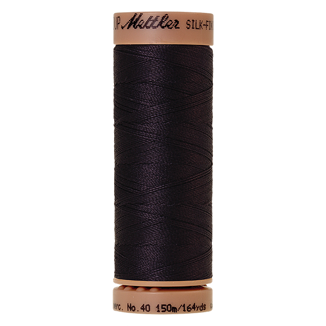 Silk-Finish Cotton 40, 150m - Evening Blue: Reines Baumwollgarn aus 100% langstapliger, ägyptischer Baumwollte von Amann Mettler
