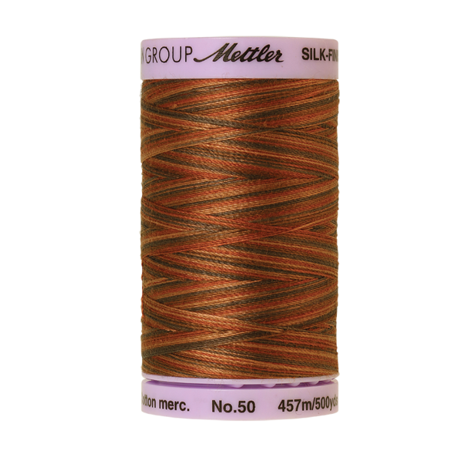 Silk-Finish Multi 50, 457m - Chocolatte : Reines Baumwollgarn aus 100% langstapliger, ägyptischer Baumwollte von Amann Mettler