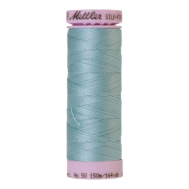 Silk-Finish Cotton 50, 150m - Rough Sea: Reines Baumwollgarn aus 100% langstapliger, ägyptischer Baumwollte von Amann Mettler