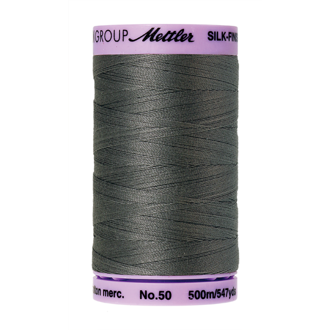 Silk-Finish Cotton 50, 500m - Old Tin : Reines Baumwollgarn aus 100% langstapliger, ägyptischer Baumwollte von Amann Mettler