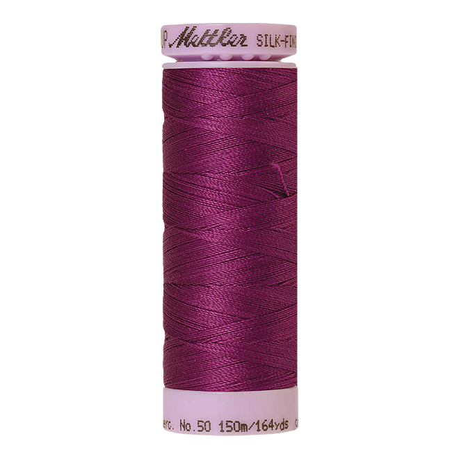 Silk-Finish Cotton 50, 150m - Purple Passion: Reines Baumwollgarn aus 100% langstapliger, ägyptischer Baumwollte von Amann Mettler