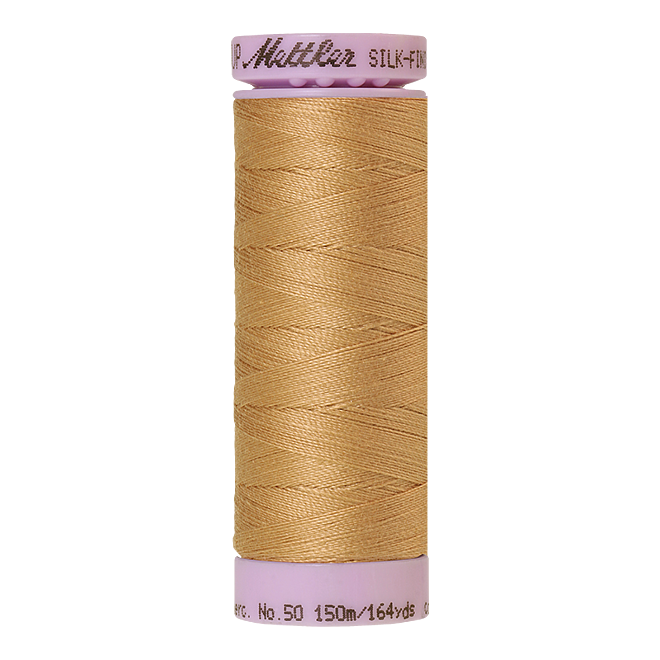 Silk-Finish Cotton 50, 150m - Toast: Reines Baumwollgarn aus 100% langstapliger, ägyptischer Baumwollte von Amann Mettler