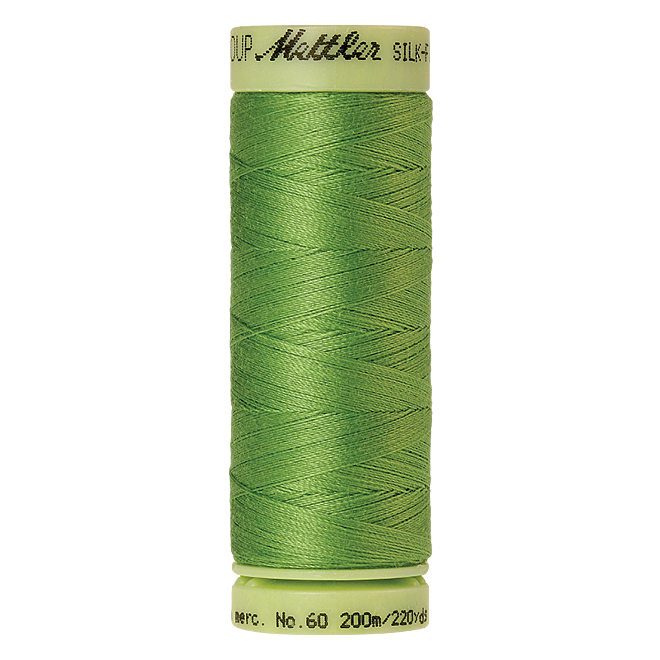 Silk-Finish Cotton 60, 200m - Bright Mint: Reines Baumwollgarn aus 100% langstapliger, ägyptischer Baumwollte von Amann Mettler