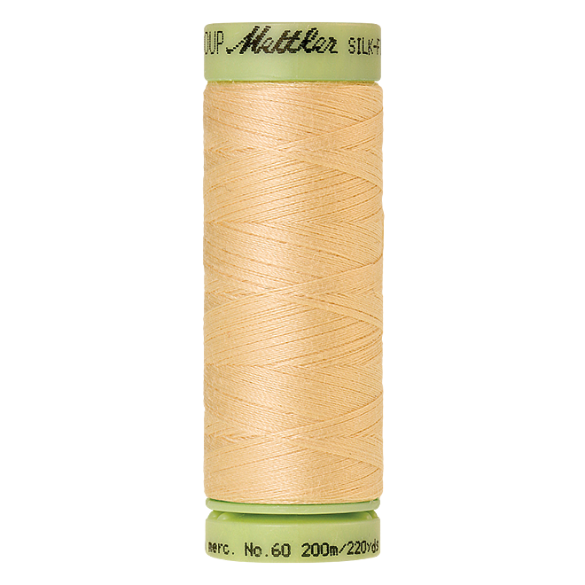Silk-Finish Cotton 60, 200m - Cornhusk: Reines Baumwollgarn aus 100% langstapliger, ägyptischer Baumwollte von Amann Mettler