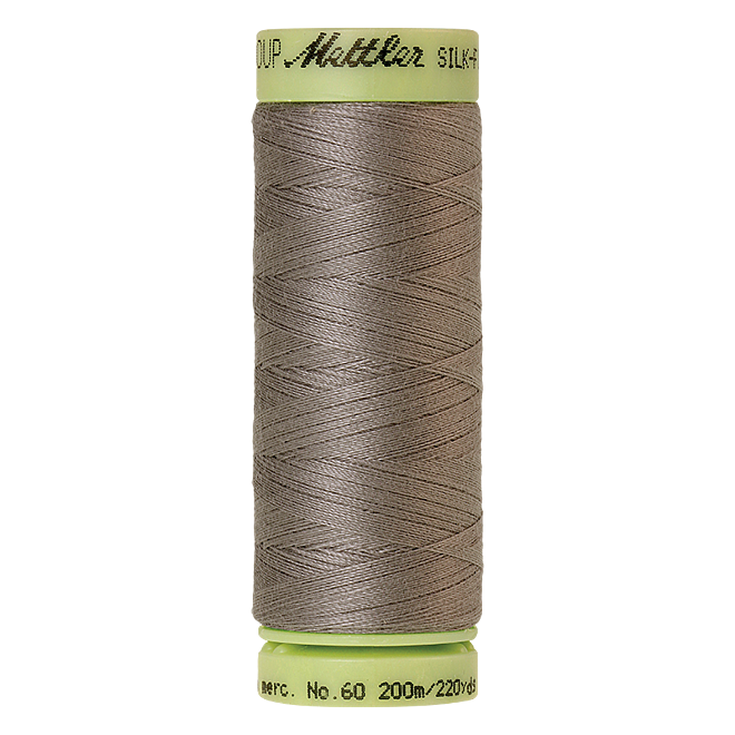 Silk-Finish Cotton 60, 200m - Rain Cloud: Reines Baumwollgarn aus 100% langstapliger, ägyptischer Baumwollte von Amann Mettler