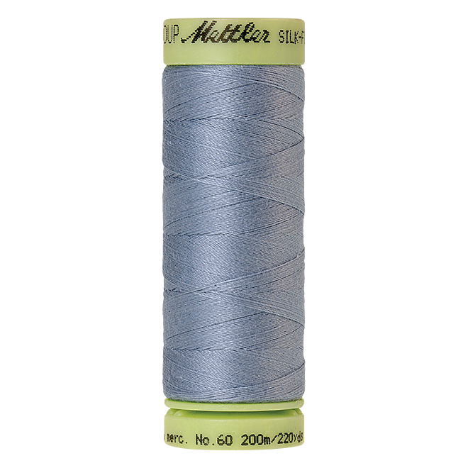 Silk-Finish Cotton 60, 200m - Summer Sky: Reines Baumwollgarn aus 100% langstapliger, ägyptischer Baumwollte von Amann Mettler