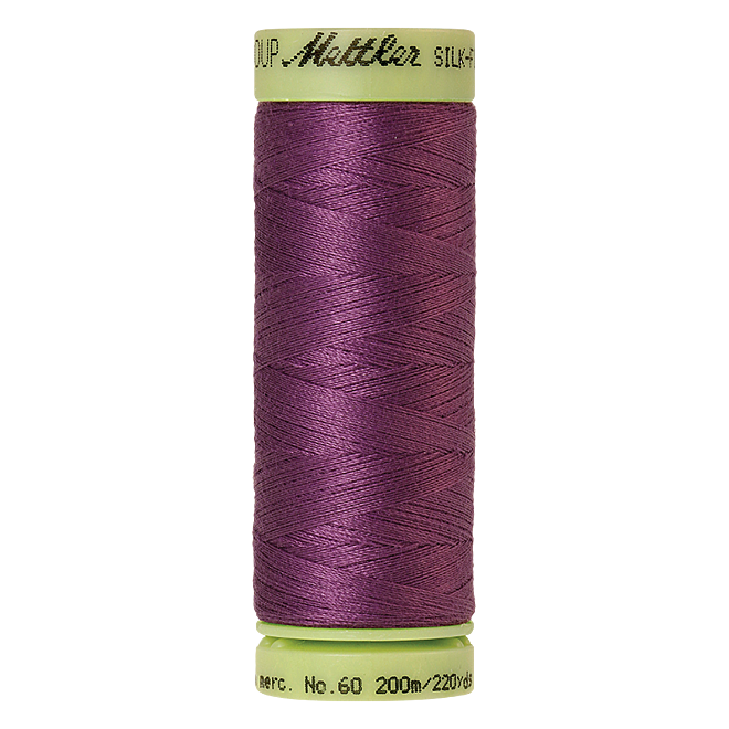 Silk-Finish Cotton 60, 200m - Orchid: Reines Baumwollgarn aus 100% langstapliger, ägyptischer Baumwollte von Amann Mettler