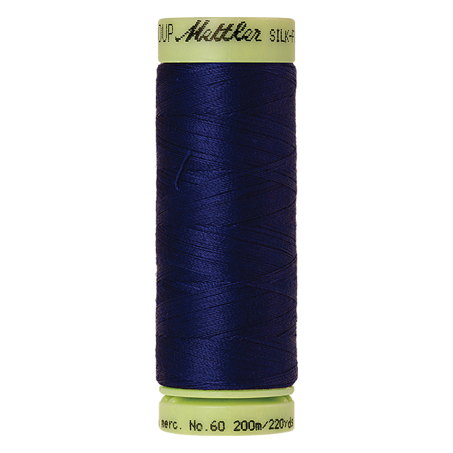 Silk-Finish Cotton 60, 200m - Delft: Reines Baumwollgarn aus 100% langstapliger, ägyptischer Baumwollte von Amann Mettler
