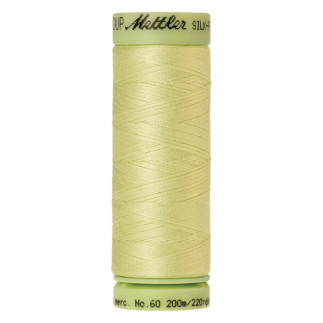 Silk-Finish Cotton 60, 200m - Spring Green: Reines Baumwollgarn aus 100% langstapliger, ägyptischer Baumwollte von Amann Mettler