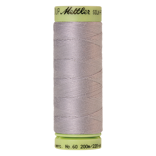 Silk-Finish Cotton 60, 200m - Ash : Reines Baumwollgarn aus 100% langstapliger, ägyptischer Baumwollte von Amann Mettler