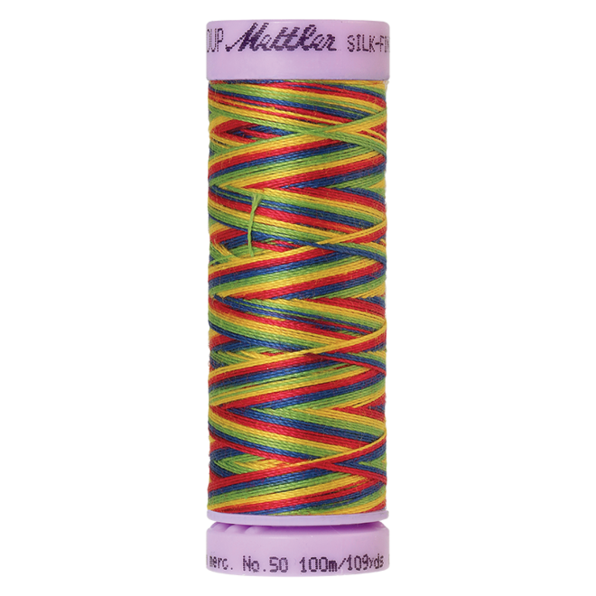 Silk-Finish Multi 50, 100m - Prime Kids : Reines Baumwollgarn aus 100% langstapliger, ägyptischer Baumwollte von Amann Mettler