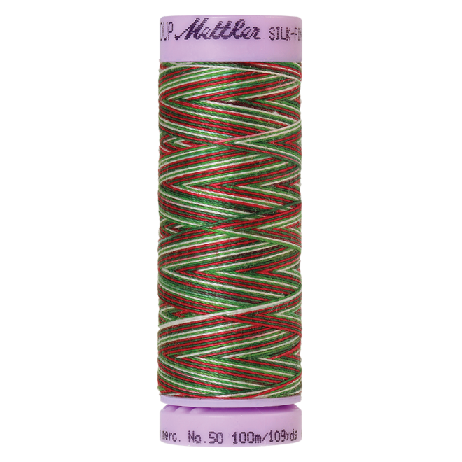 Silk-Finish Multi 50, 100m - Seasons Greetings : Reines Baumwollgarn aus 100% langstapliger, ägyptischer Baumwollte von Amann Mettler