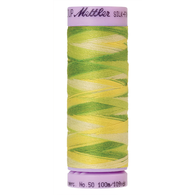 Silk-Finish Multi 50, 100m - Citrus Twist : Reines Baumwollgarn aus 100% langstapliger, ägyptischer Baumwollte von Amann Mettler
