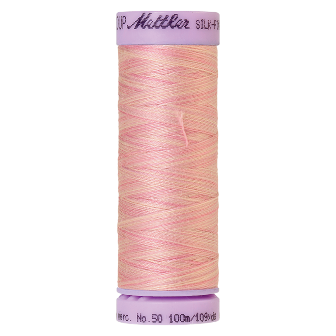 Silk-Finish Multi 50, 100m - So Soft Pink : Reines Baumwollgarn aus 100% langstapliger, ägyptischer Baumwollte von Amann Mettler