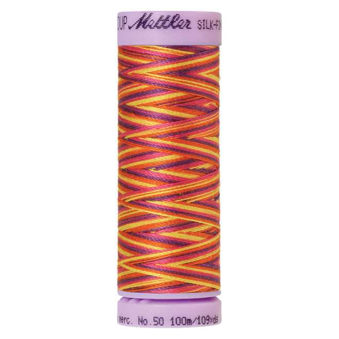 Silk-Finish Multi 50, 100m - Smiley Mix : Reines Baumwollgarn aus 100% langstapliger, ägyptischer Baumwollte von Amann Mettler