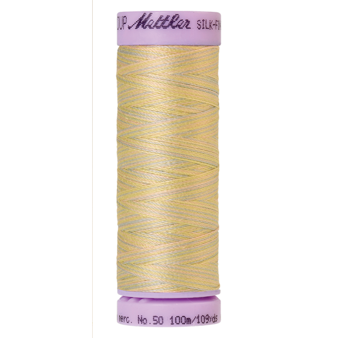 Silk-Finish Multi 50, 100m - Palest Pastels : Reines Baumwollgarn aus 100% langstapliger, ägyptischer Baumwollte von Amann Mettler