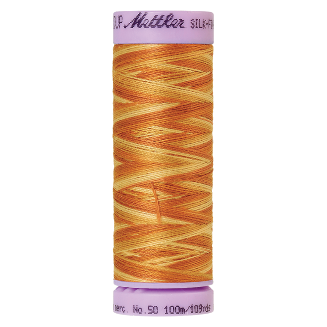 Silk-Finish Multi 50, 100m - Lions Mane : Reines Baumwollgarn aus 100% langstapliger, ägyptischer Baumwollte von Amann Mettler