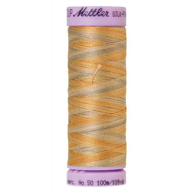 Silk-Finish Multi 50, 100m - Natural Stone : Reines Baumwollgarn aus 100% langstapliger, ägyptischer Baumwollte von Amann Mettler