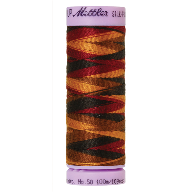 Silk-Finish Multi 50, 100m - Elegante: Reines Baumwollgarn aus 100% langstapliger, ägyptischer Baumwollte von Amann Mettler