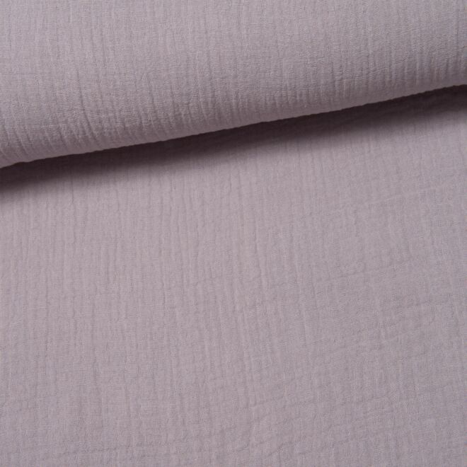 Musselin "Uni" grau