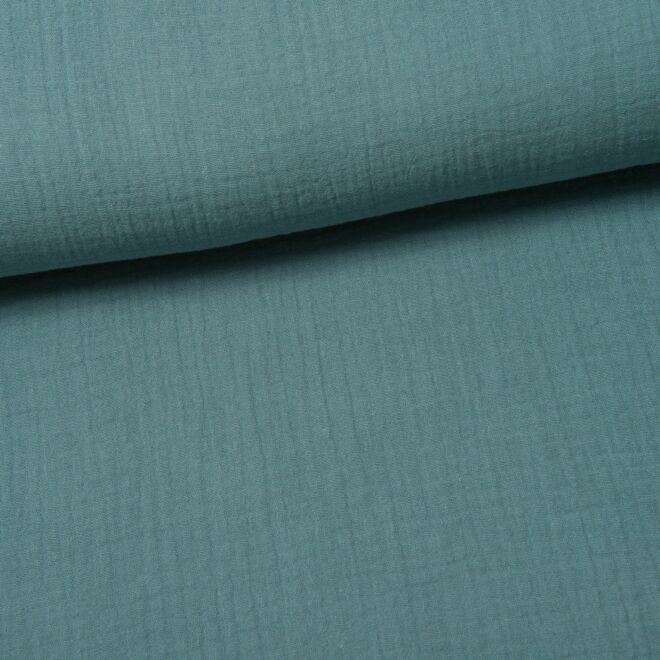 Musselin "Uni" dunkelmint