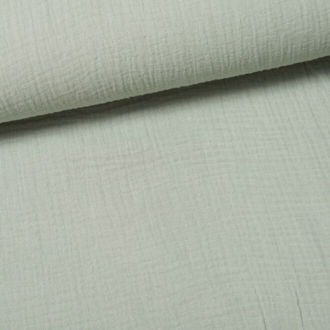 Musselin "Uni" mintgrün