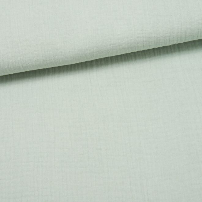 Musselin "Uni" helles mint